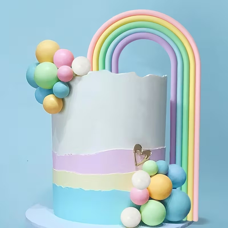 Topper KULE Ogon syrenki Zestaw na tort SYRENKA