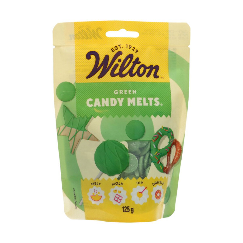 Wilton Candy Melts Grüne Schokoladentropfen 125g Grün