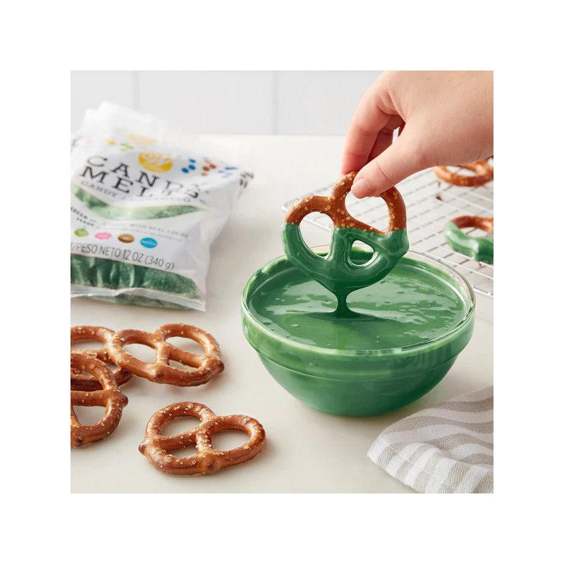 Wilton Candy Melts Green chocolate drops 125g Green