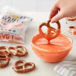 Wilton Candy Melts Orange chocolate drops 125g Orange