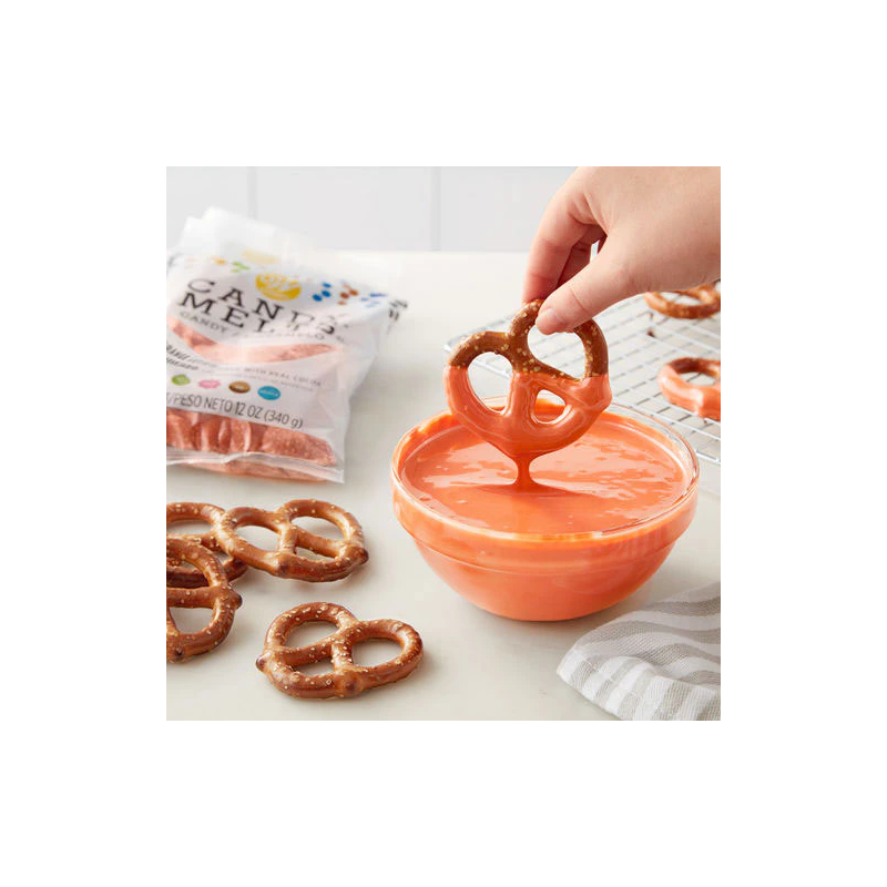 Wilton Candy Melts Orangen-Schokoladentropfen 125 g