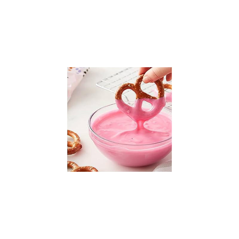 Шоколадные капли Wilton Конфетная глазурь, розовая, 125 г