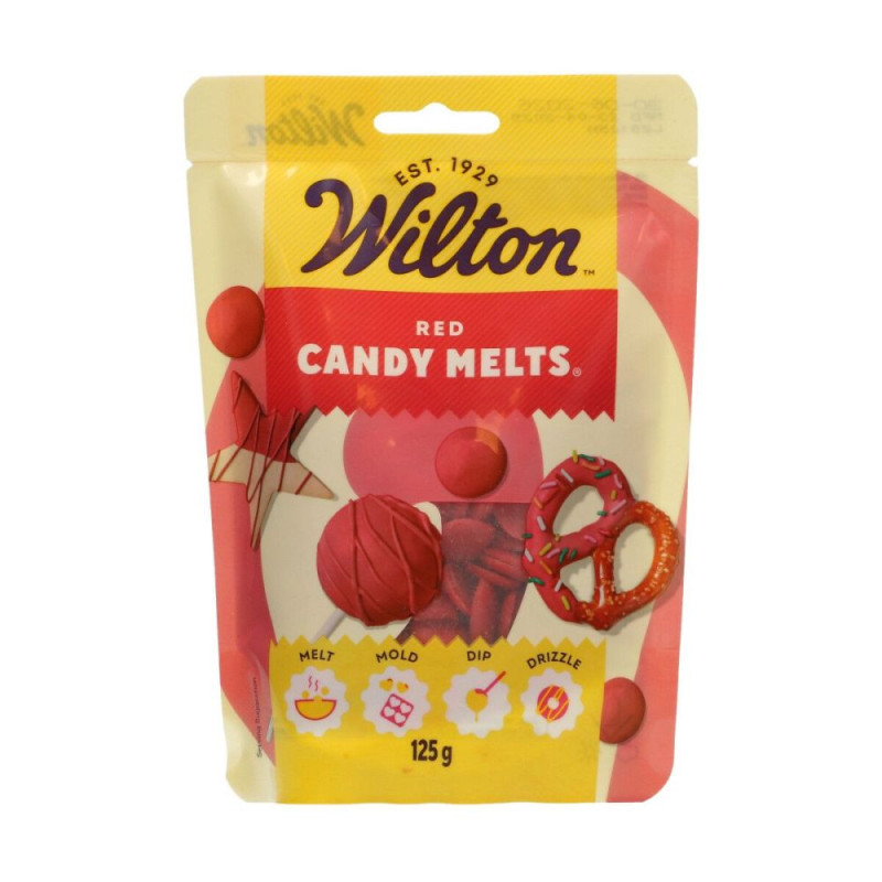 Wilton Candy Melts Red chocolate drops 125g