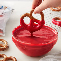 Wilton Candy Melts Rote Schokoladentropfen 125g Rot