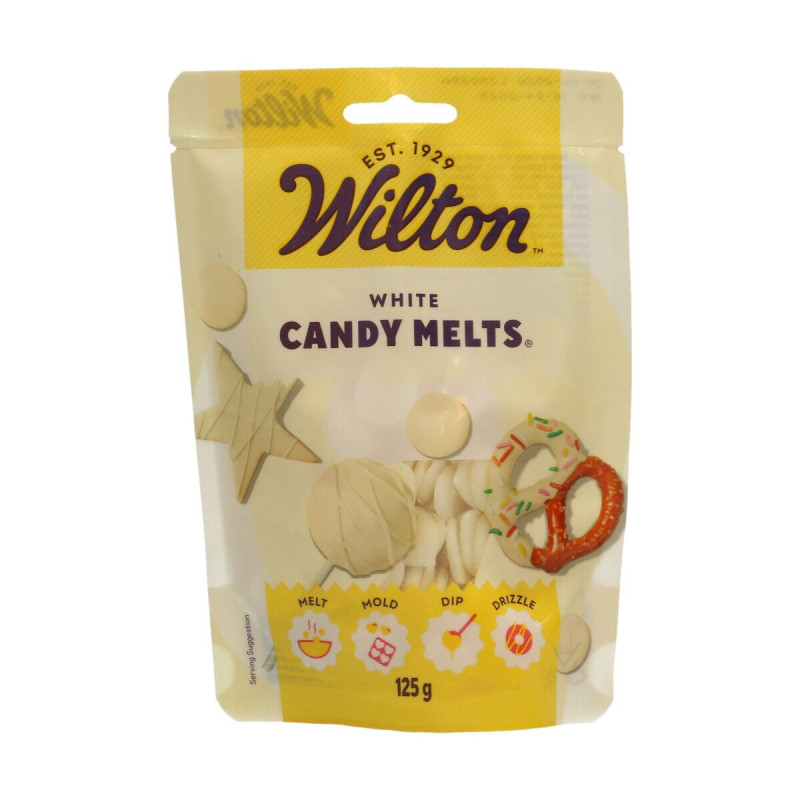 Wilton Candy Melts chocolate drops SNOW WHITE