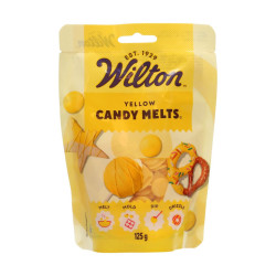 Wilton Candy Melts Gelbe Schokoladentropfen 125g