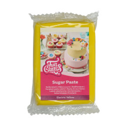 Цукрова паста Fun Cakes 250 г Електричний жовтий