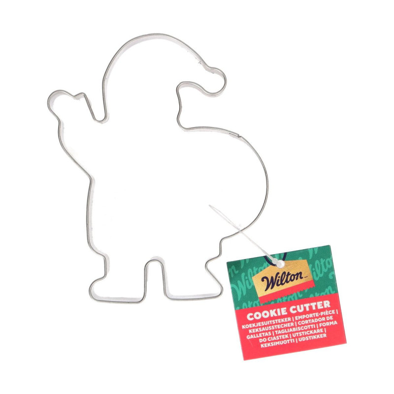 Wilton vánoční vykrajovátka na cukroví Santa Claus s pytlíkem 10 cm