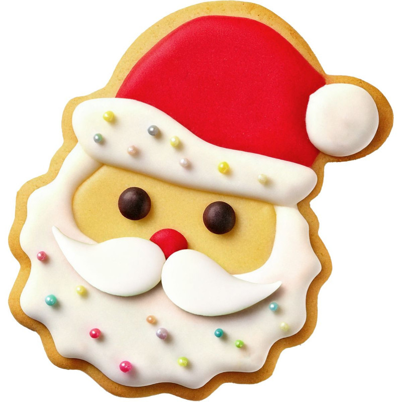 Wilton Christmas cookie cutter Santa's head 7 cm