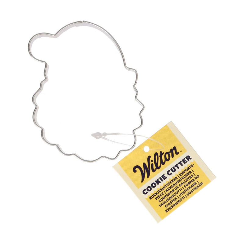 Wilton Vianočná vykrajovačka na sušienky v tvare hlavy Santu 7 cm