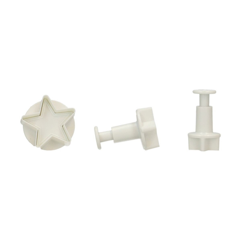 Wilton plunger cutters 3 pcs. STARS
