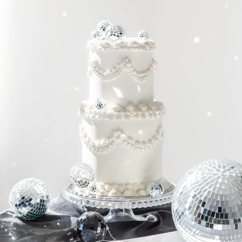Topper KULE Disco Ozdoba na tort 8 szt