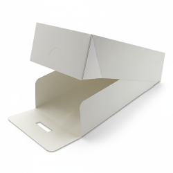 BONDED Verpackung 18x18x9 cm Weißer Karton