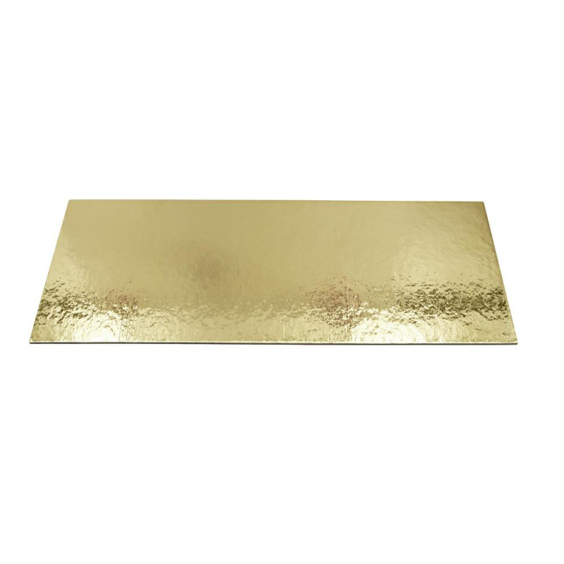 cake board golden rectangle thin 37,5x12,5 cm Makowiec Tart