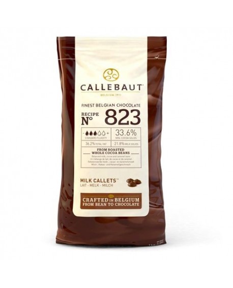 Callebaut Milk Chocolate Drops 823 1kg Callebaut Milk Chocolate Drops 823 1kg