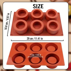 Silikonform DONUTS 7,5 cm