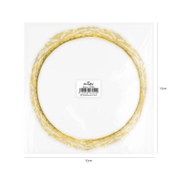 Topper KORONA Ozdoba na tort Złota 10 cm