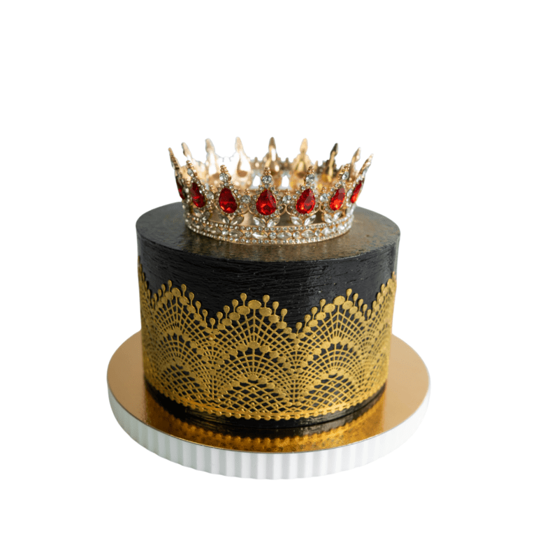 Koronka cukrowa 01 Slado gotowa 3 x 38 cm Złota