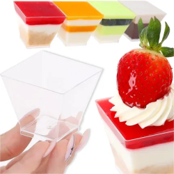 Square goblet 120 ml set of 40 pcs.