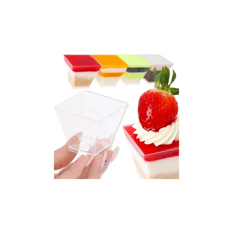 Square goblet 120 ml set of 40 pcs.