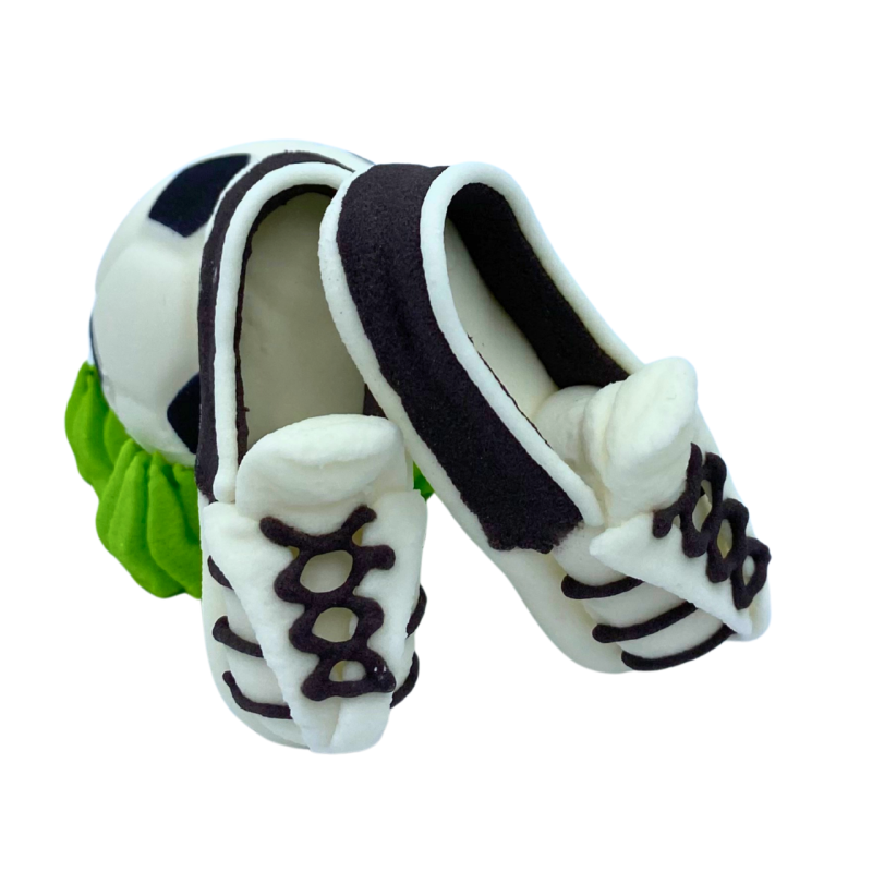 Dekoracja cukrowa Slado Piłka nożna i buty piłkarskie