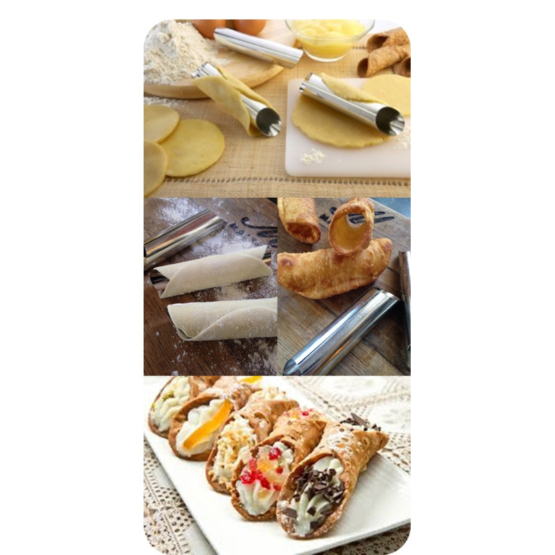 Formy do RUREK Cannoli 3 szt. Rurki