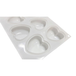 Forma silikonowa RÓŻE 7 cm 6 gniazd monoporcje