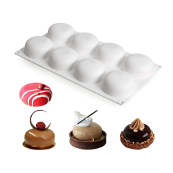 Forma silikonowa KULE 5 cm Półkule