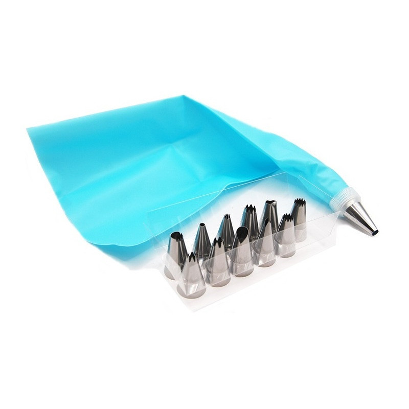 LARGE backing set (1M, 2A, 2D, 4B) and Wilton bags 12 el.