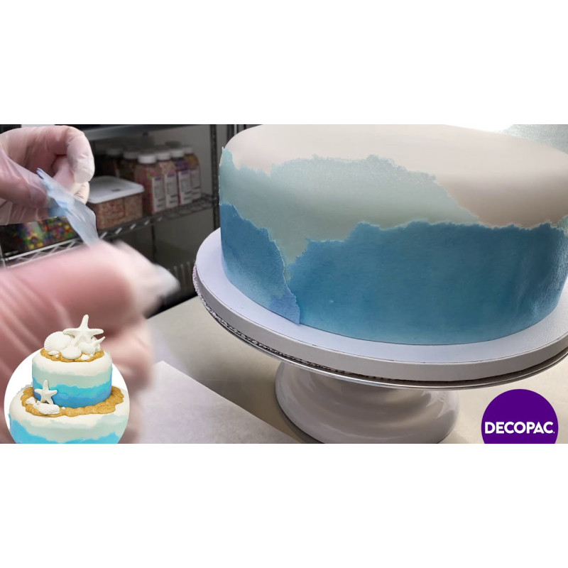 Papier waflowy błekitny 0,3 mm - 5 arkuszy A4 Wafer Paper