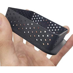 Rant perforowany do tarty 8 cm 6 sztuk Kwadrat Tarta