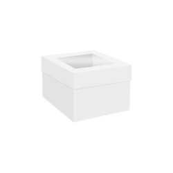 Opakowanie na tort piętrowy 26x26x30 cm Pudełko wysokie z oknem