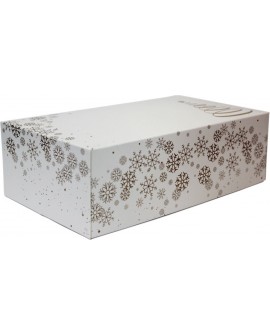 Opakowanie Śnieżynki 25x15 cm na ciasto, ciasteczka