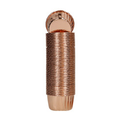 Becher 10 Stück Gold metallic 6 cm