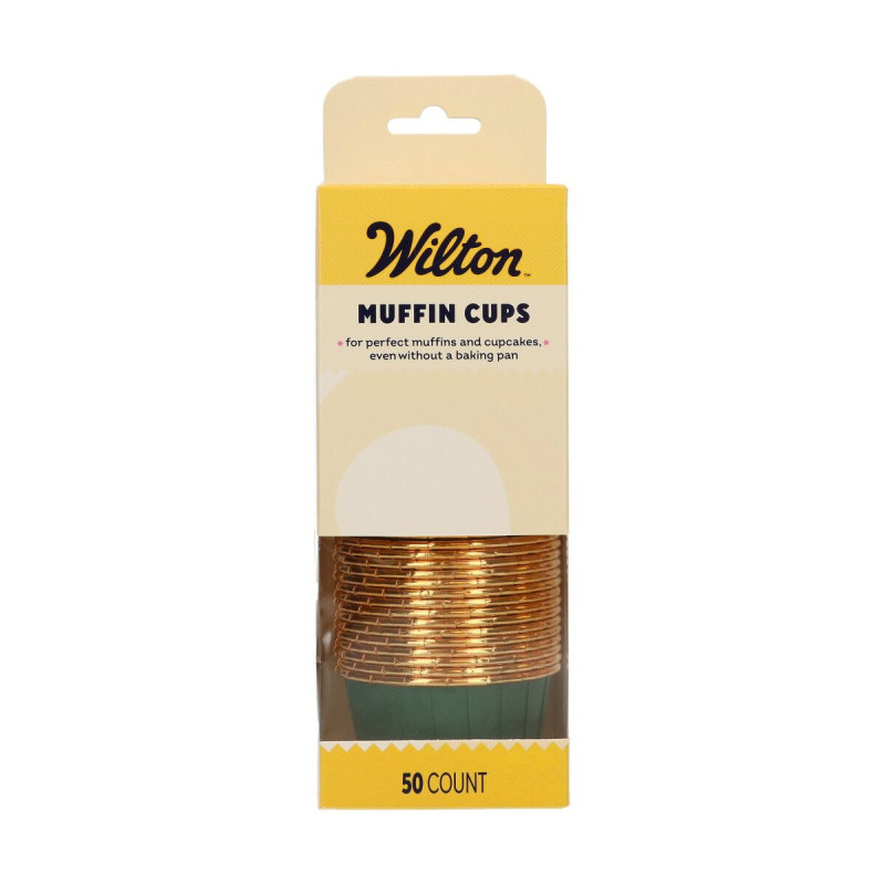 Wilton Cupcake-Förmchen, 50 Stück, Flaschengrün, fest