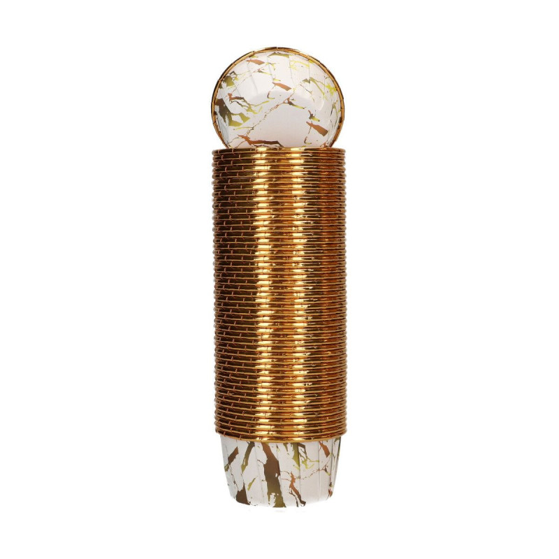 Wilton Cup Liners 50 pcs White Marble Rigid