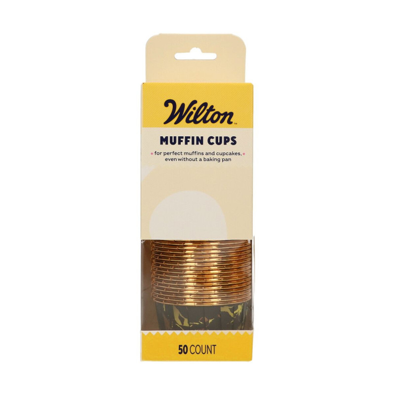 Wilton Cupcake formák 50 db fekete márványos merev