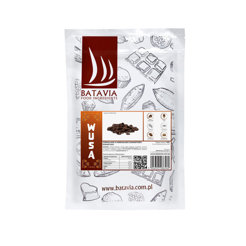 Dropsy czekoladowe Callebaut CZEKOLADA BIAŁA W2 1kg
