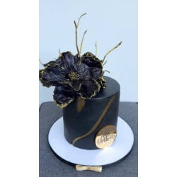 Zuckerpaste zum Überziehen von COVER TOP Saracino BLACK 1 kg