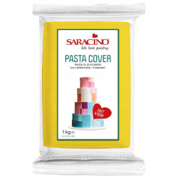 Masa cukrowa do obkładania COVER TOP Saracino ŻÓŁTA 1 kg