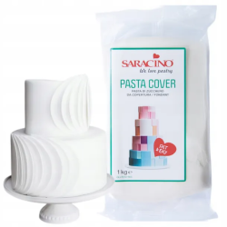 Masa cukrowa do obkładania COVER TOP Saracino BIAŁA 1 kg