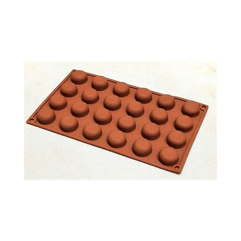 Forma silikonowa KOPUŁKI 24 gniazda 3 cm monoporcje Pomponnetes