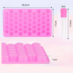 Forma silikonowa KULE 5 cm Półkule