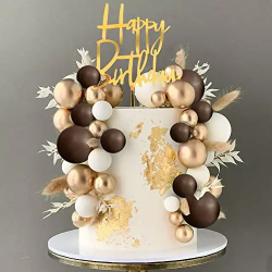 Topper BALL BALLONS Tortenaufleger