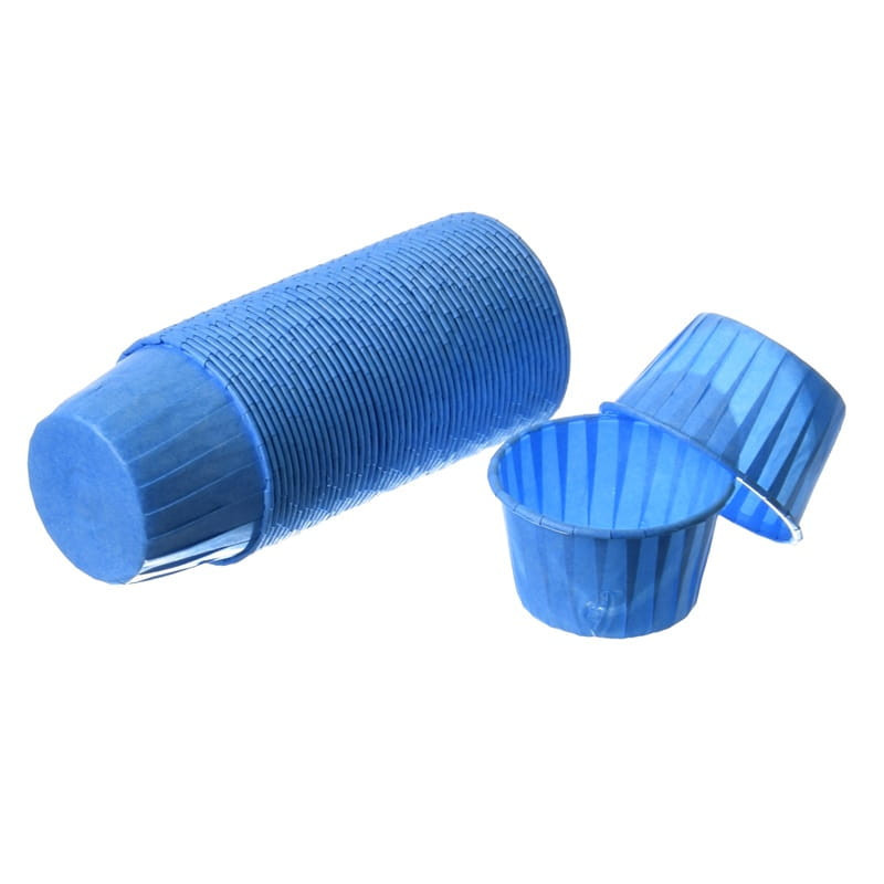 Becher 100 Stk. Weiß Creme 5 x 4 cm