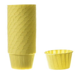 Becher 100 Stk. Weiß Creme 5 x 4 cm