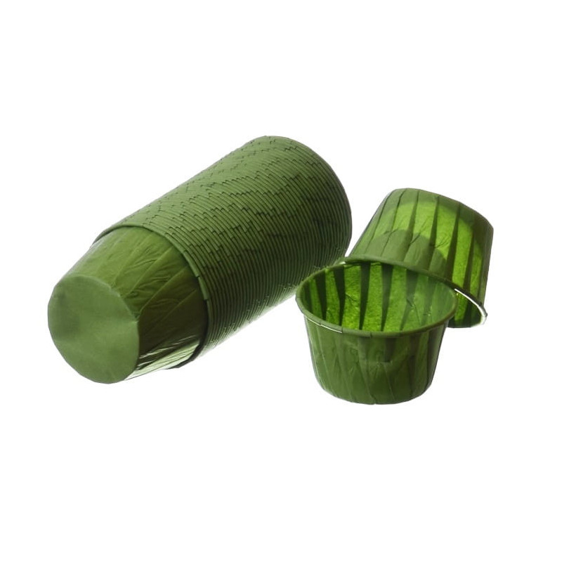 Papilotki kubeczki szt. 100 PASTELOWE KREMOWE sztywne białe