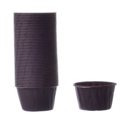 Papilotki kubeczki 50 szt. Białe 5 x 4 cm sztywne