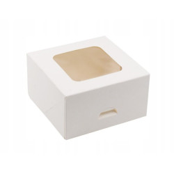 Opakowanie 28x28x13 cm KRAFT z oknem