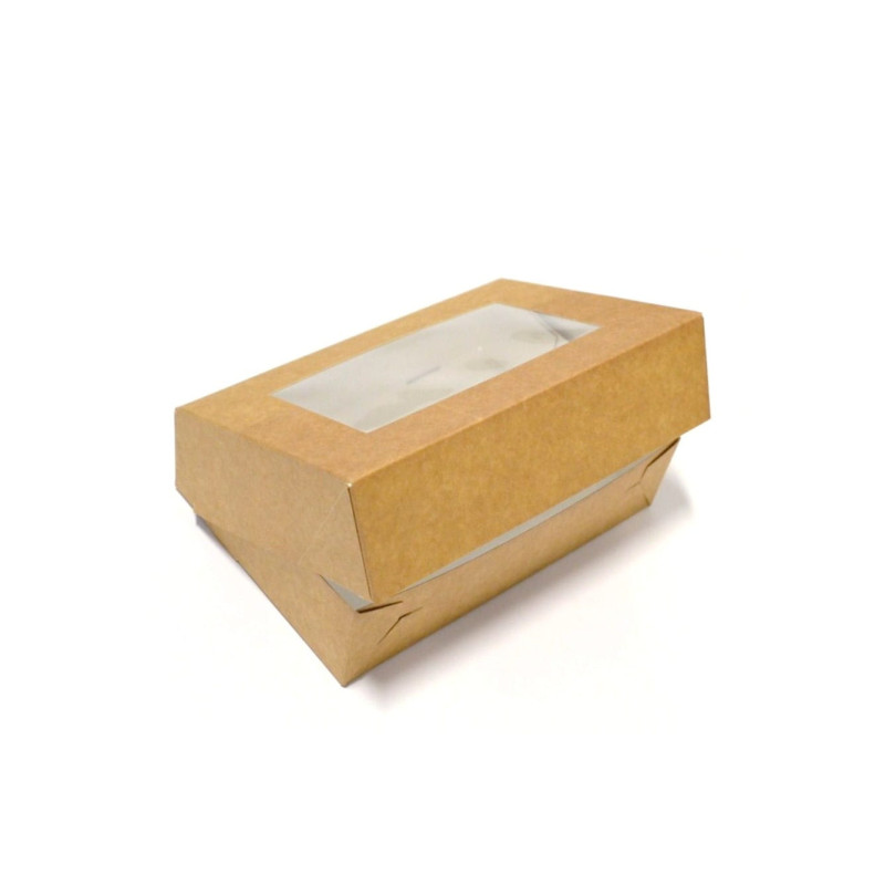 Opakowanie 28x28x13 cm KRAFT z oknem